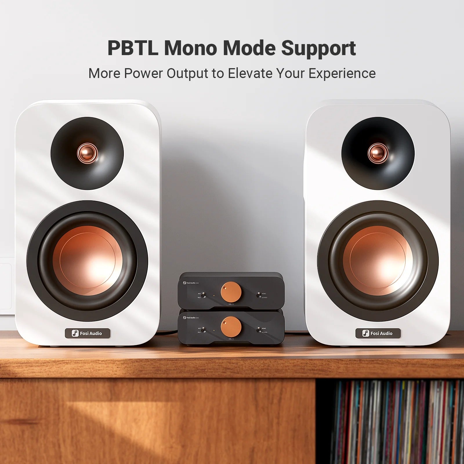 Fosi Audio ZA3 Balanced Stereo Amplifier Home Audio 2CH Mono Amp With TPA3255 Chip - The Audio Store