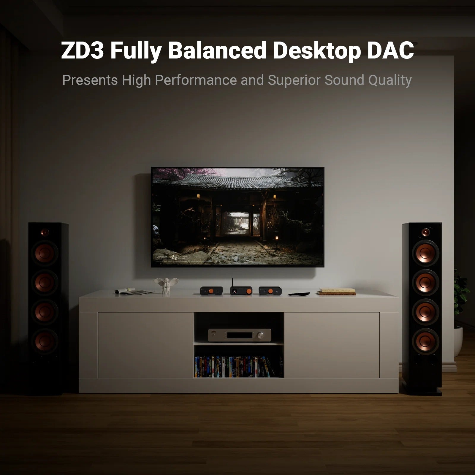 Fosi Audio ZD3 Fully Balanced DAC & Preamplifier - The Audio Store