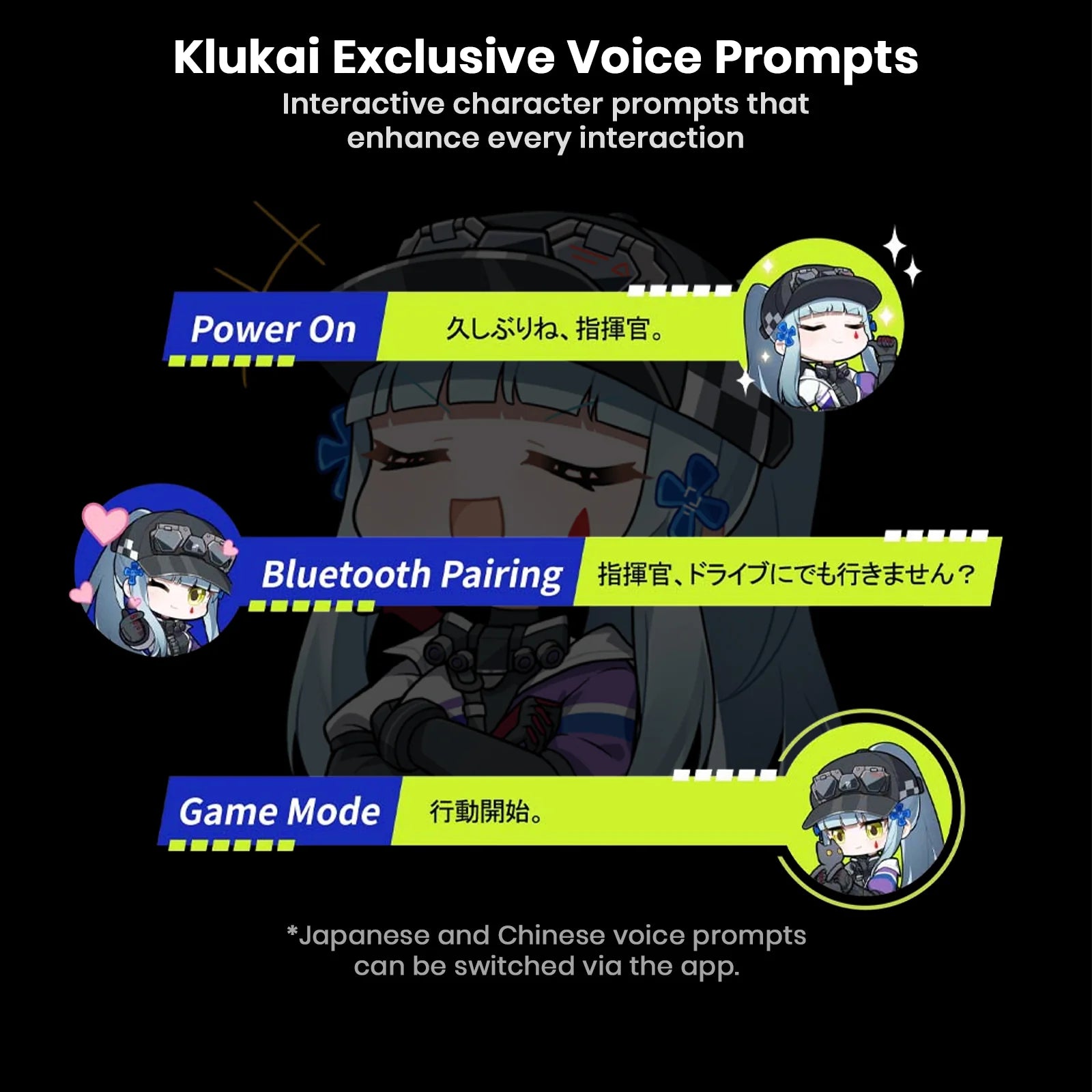 GIRLS' FRONTLINE 2 x MOONDROP KLUKAI Planar Driver True Wireless Earbuds