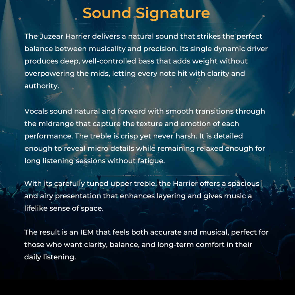 JUZEAR Harrier 1DD+6BA+2 Micro Planar Drivers IEMs