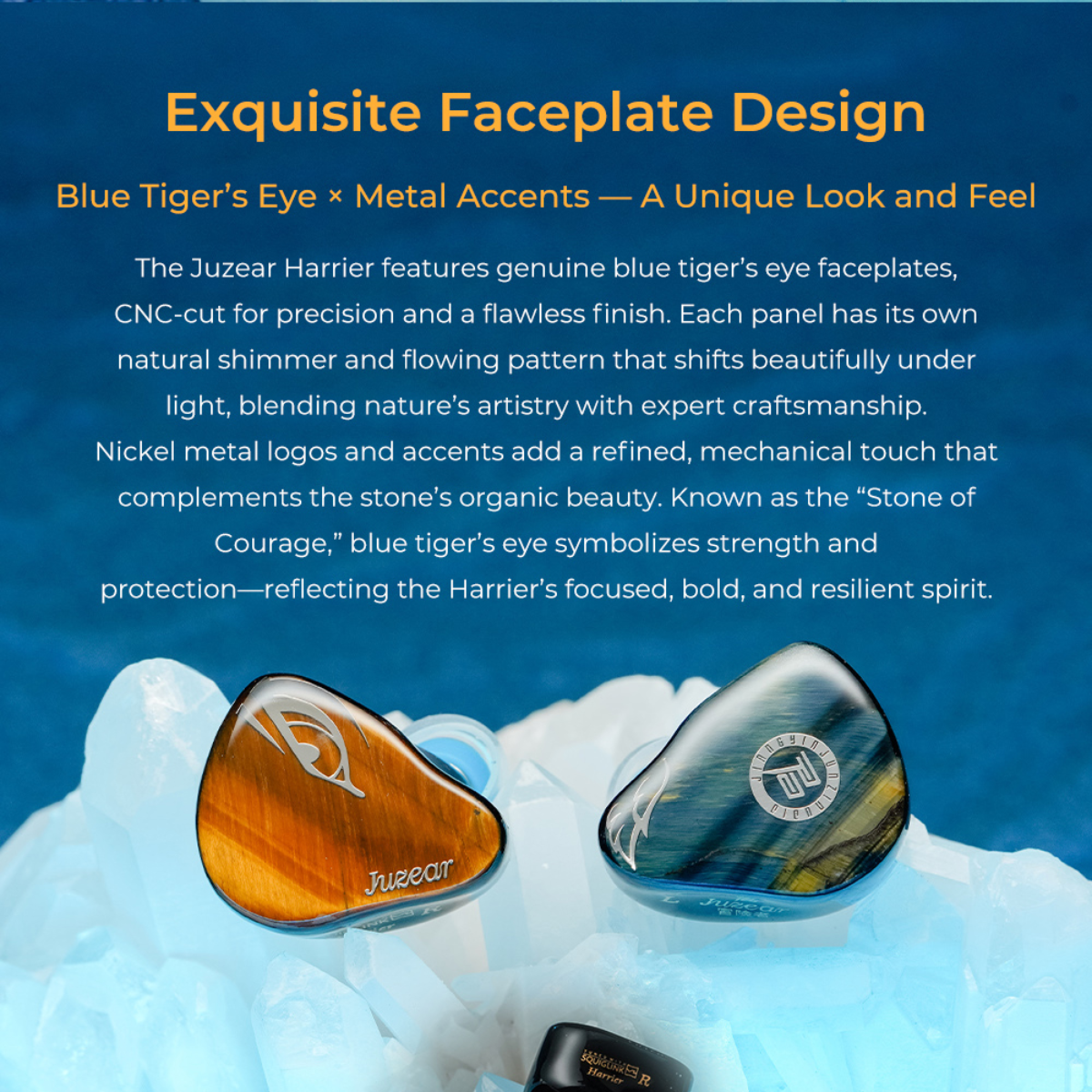 JUZEAR Harrier 1DD+6BA+2 Micro Planar Drivers IEMs