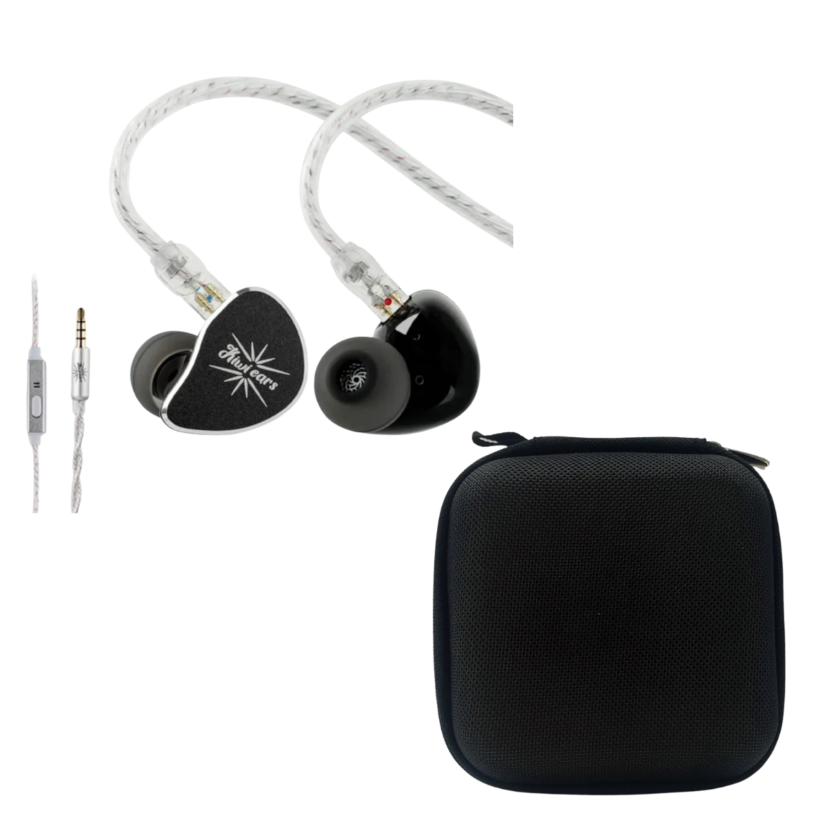 Kiwi Ears Belle IEM With Mic & EarAudio Carry Case