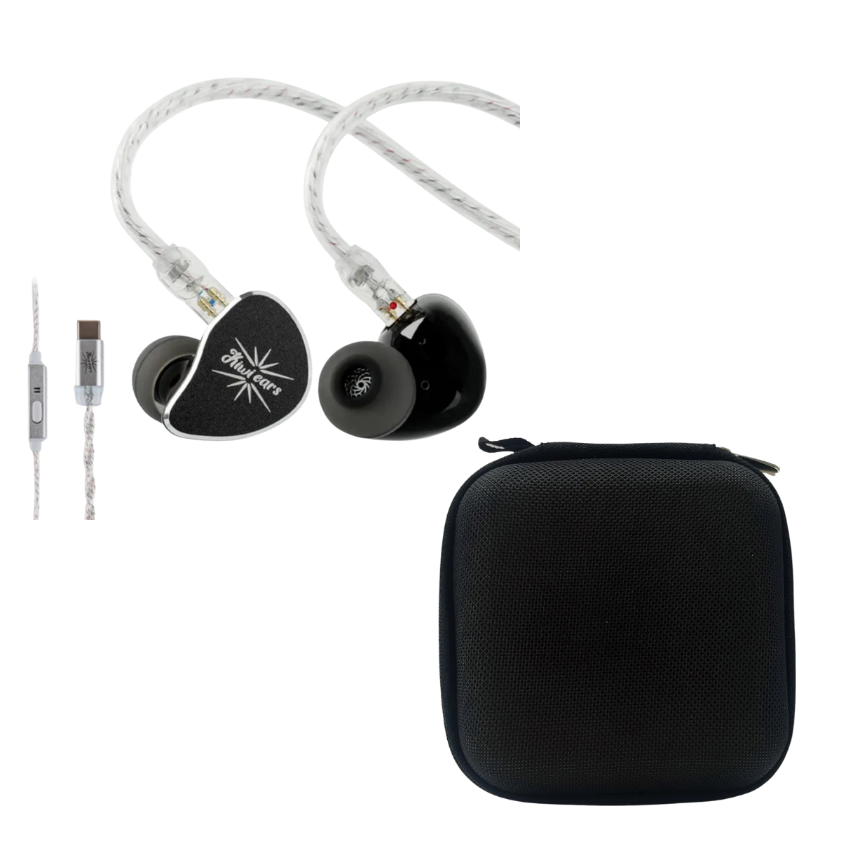 Kiwi Ears Belle IEM With Mic & EarAudio Carry Case