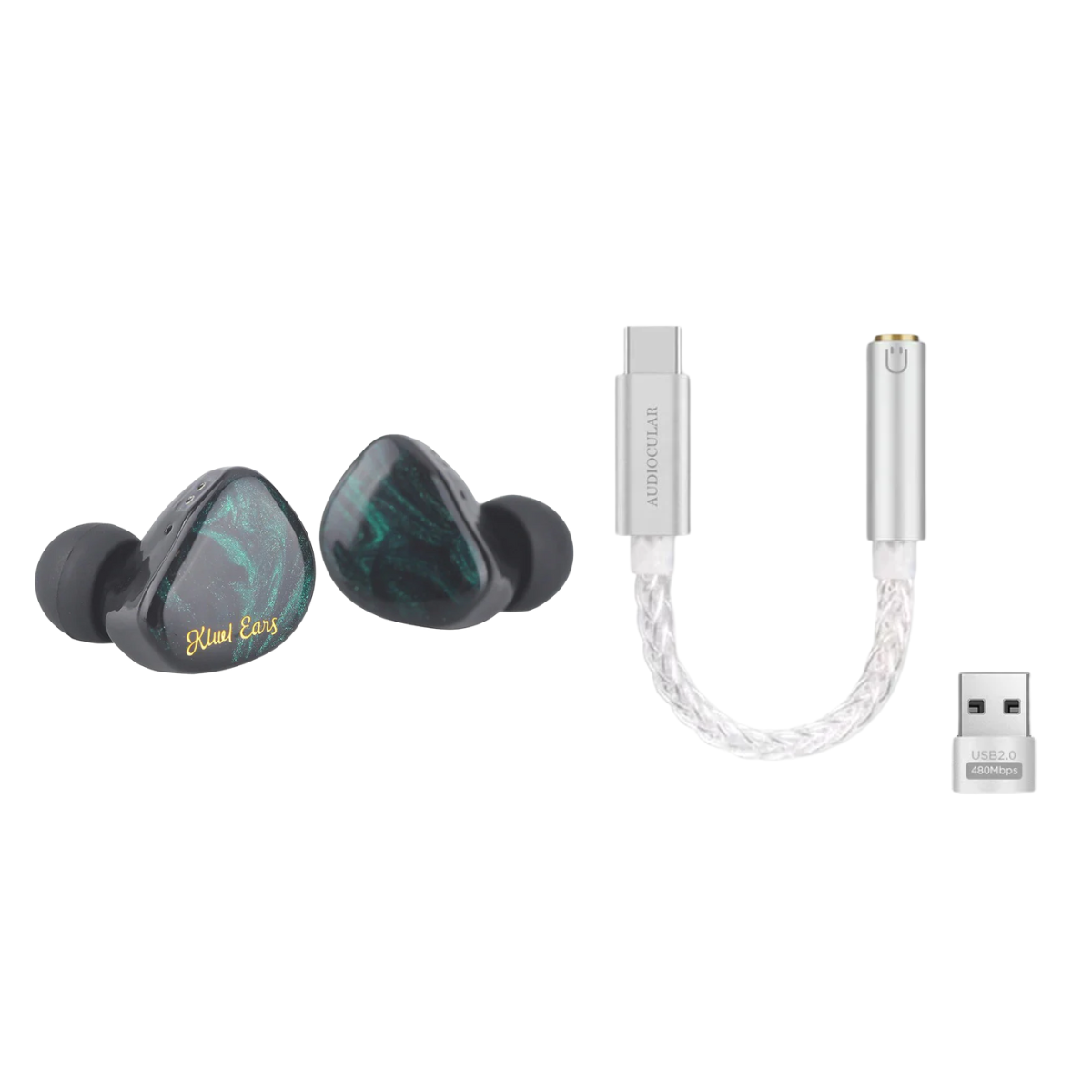 Kiwi Ears Cadenza IEM & Audiocular D07 DAC - The Audio Store