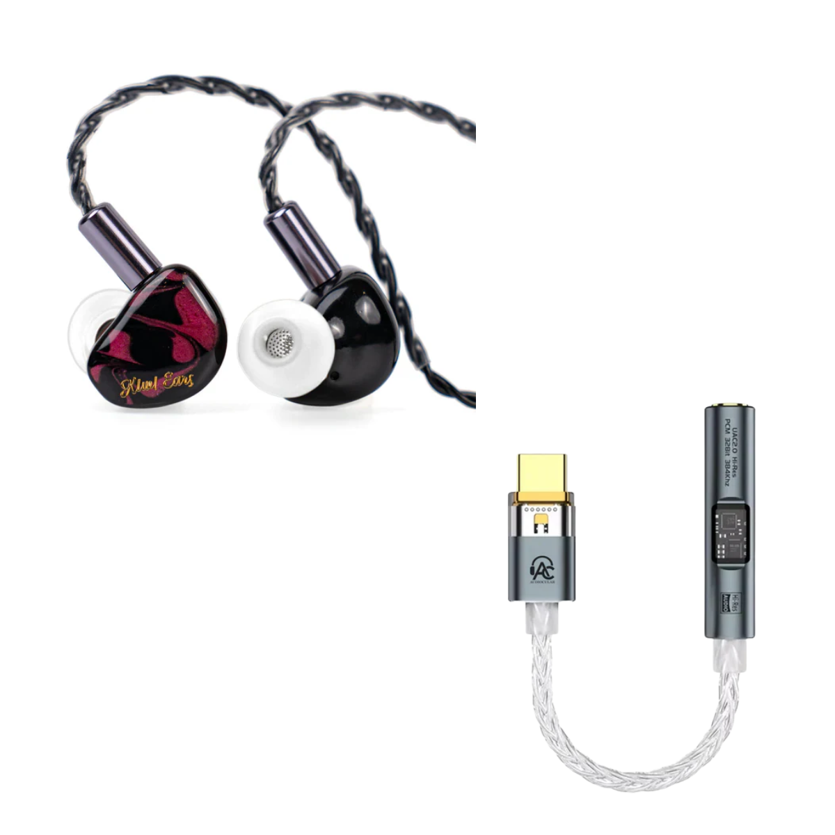 Kiwi Ears Cadenza IEM & Audiocular Spark DAC