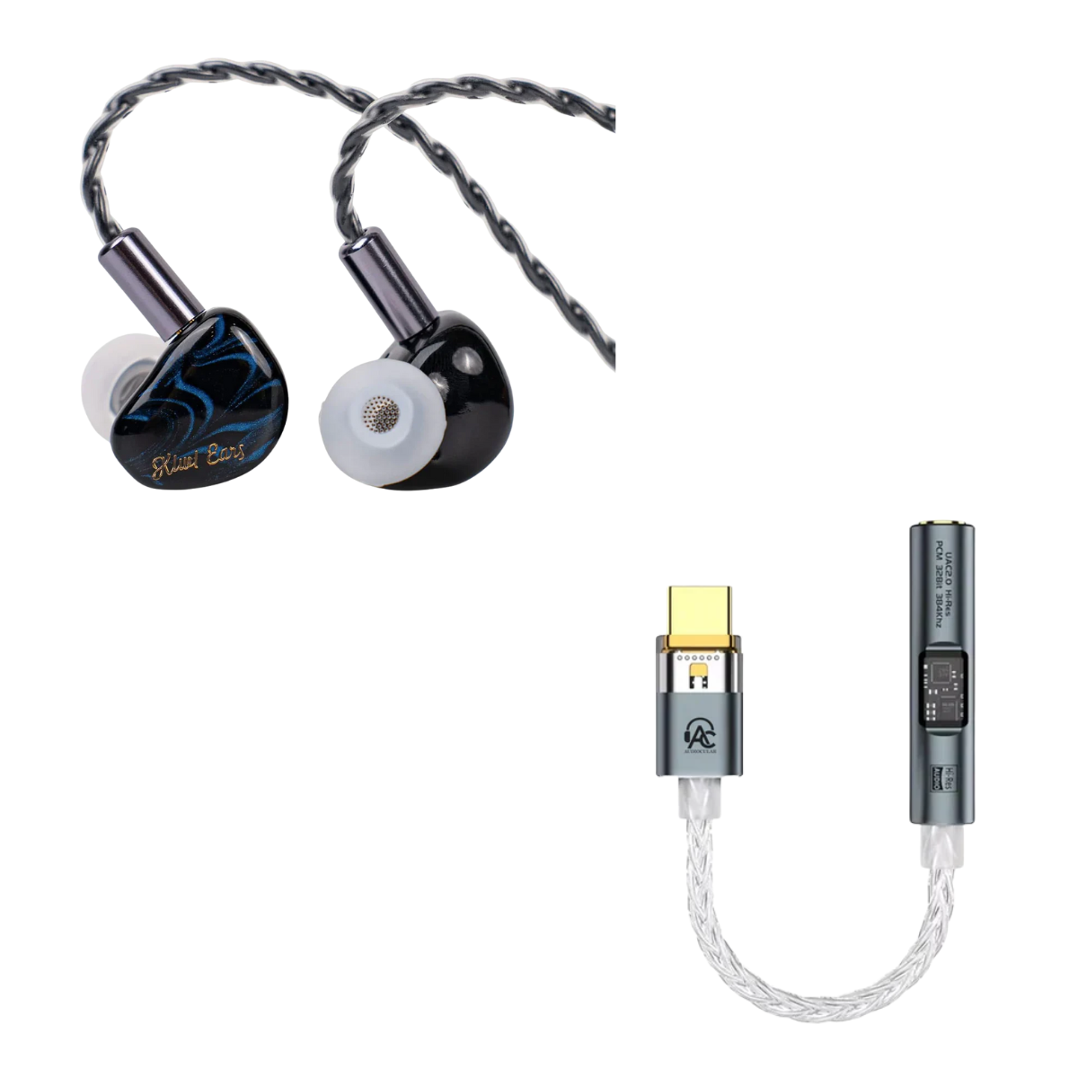 Kiwi Ears Cadenza IEM & Audiocular Spark DAC