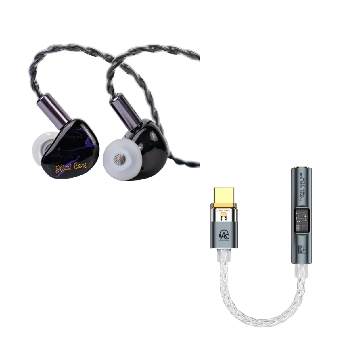 Kiwi Ears Cadenza IEM & Audiocular Spark DAC