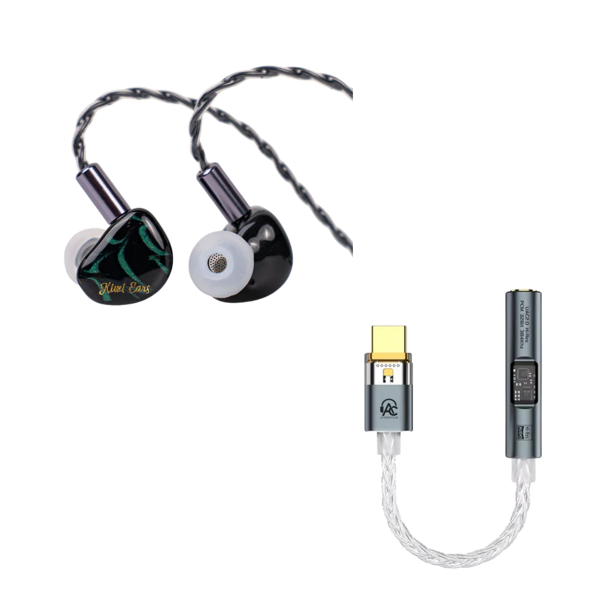 Kiwi Ears Cadenza IEM & Audiocular Spark DAC