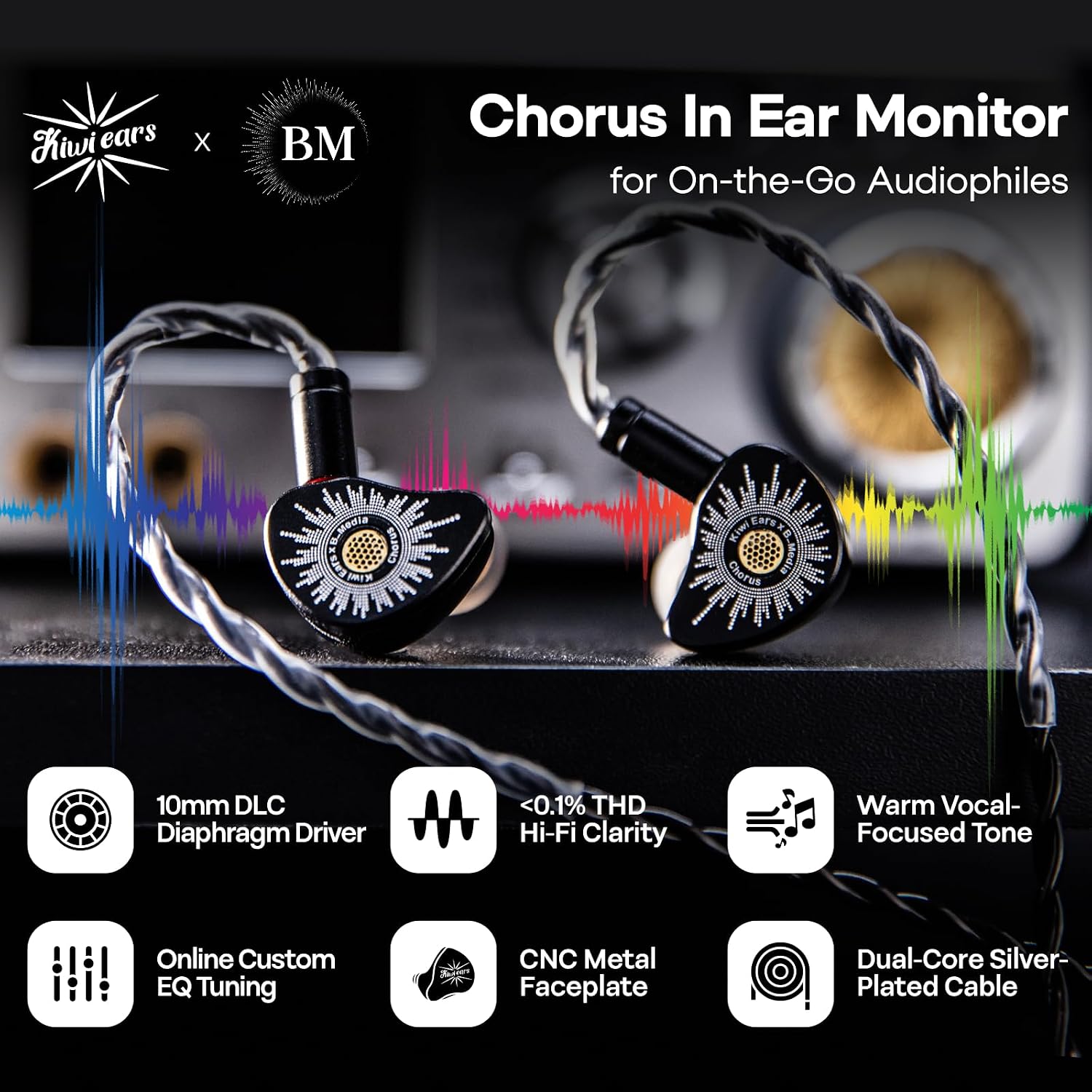 Kiwi Ears x B_Media: Chorus IEM With Mic
