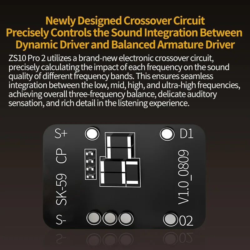 KZ Acoustics ZS10 Pro 2 IEM With Mic - The Audio Store