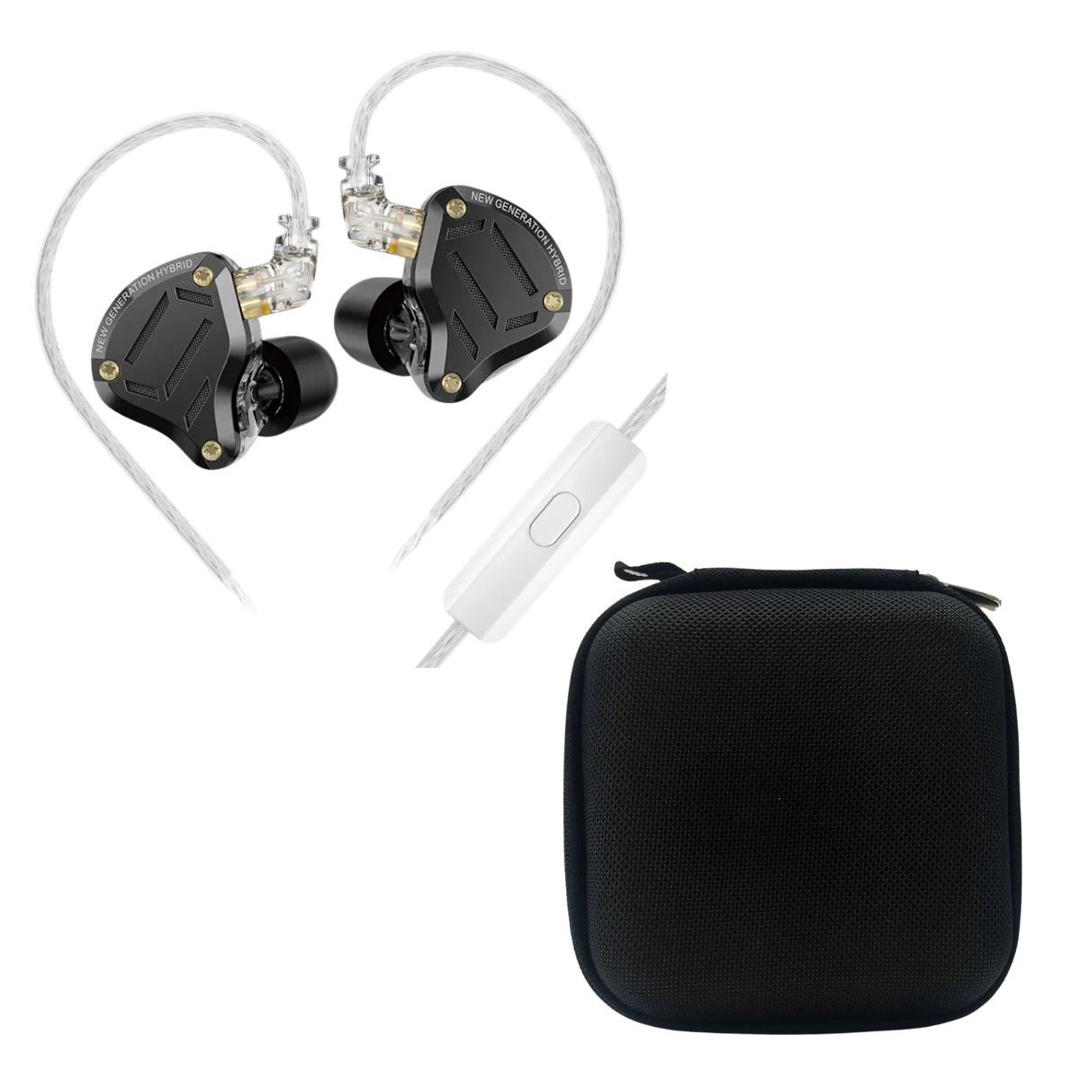 KZ ZS10 Pro 2 IEM With Mic & EarAudio Carry Case