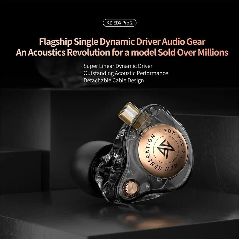KZ EDX Pro 2 IEM With Mic