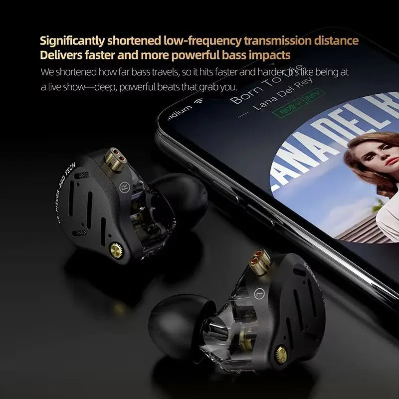 KZ Pisces 2DD IEM With Mic