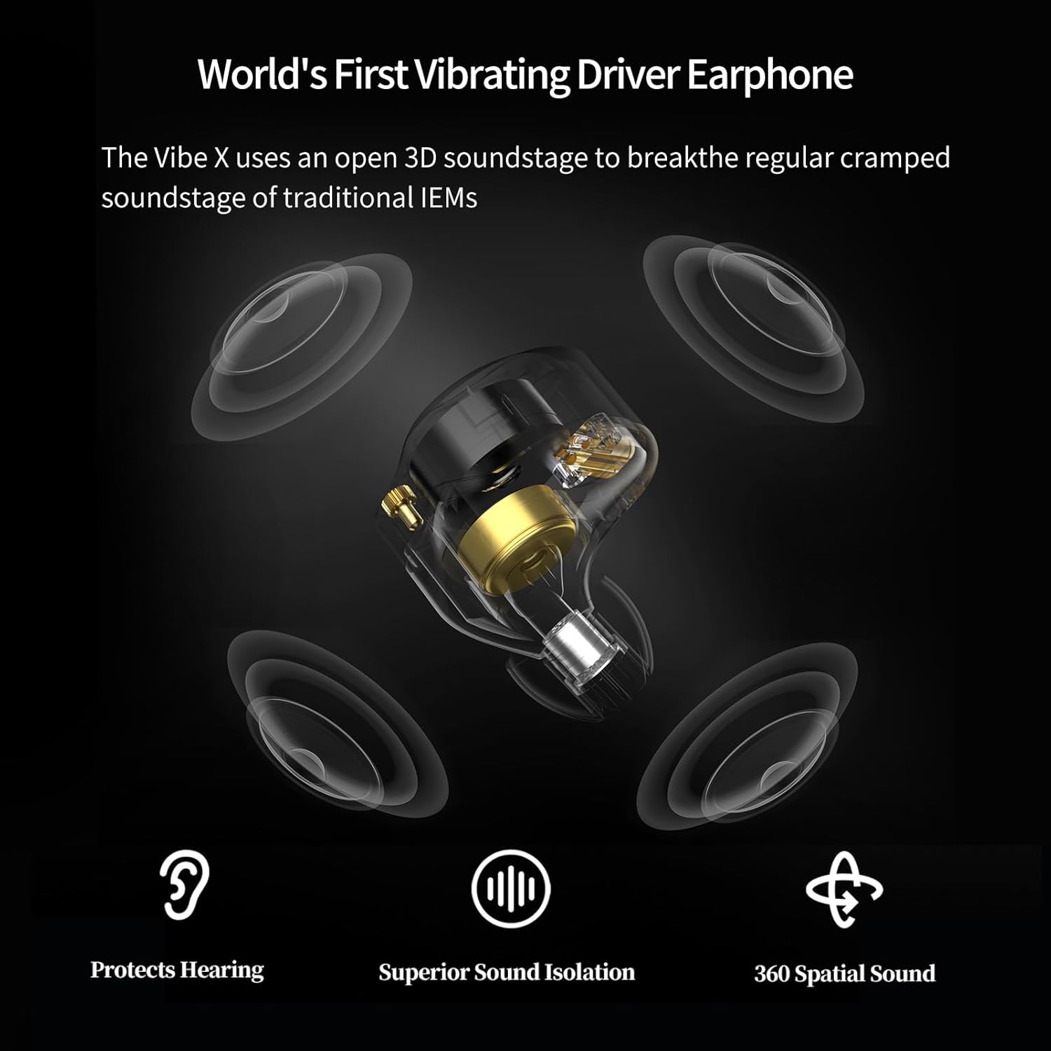 KZ Vibe X 2DD IEM With Mic