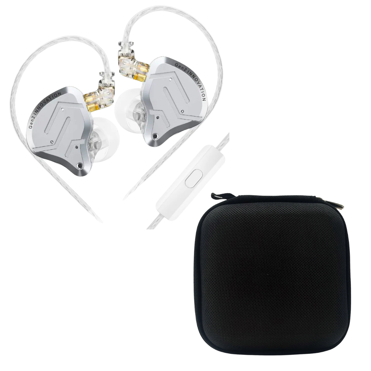 KZ ZSN Pro 2 IEM With Mic & EarAudio Carry Case