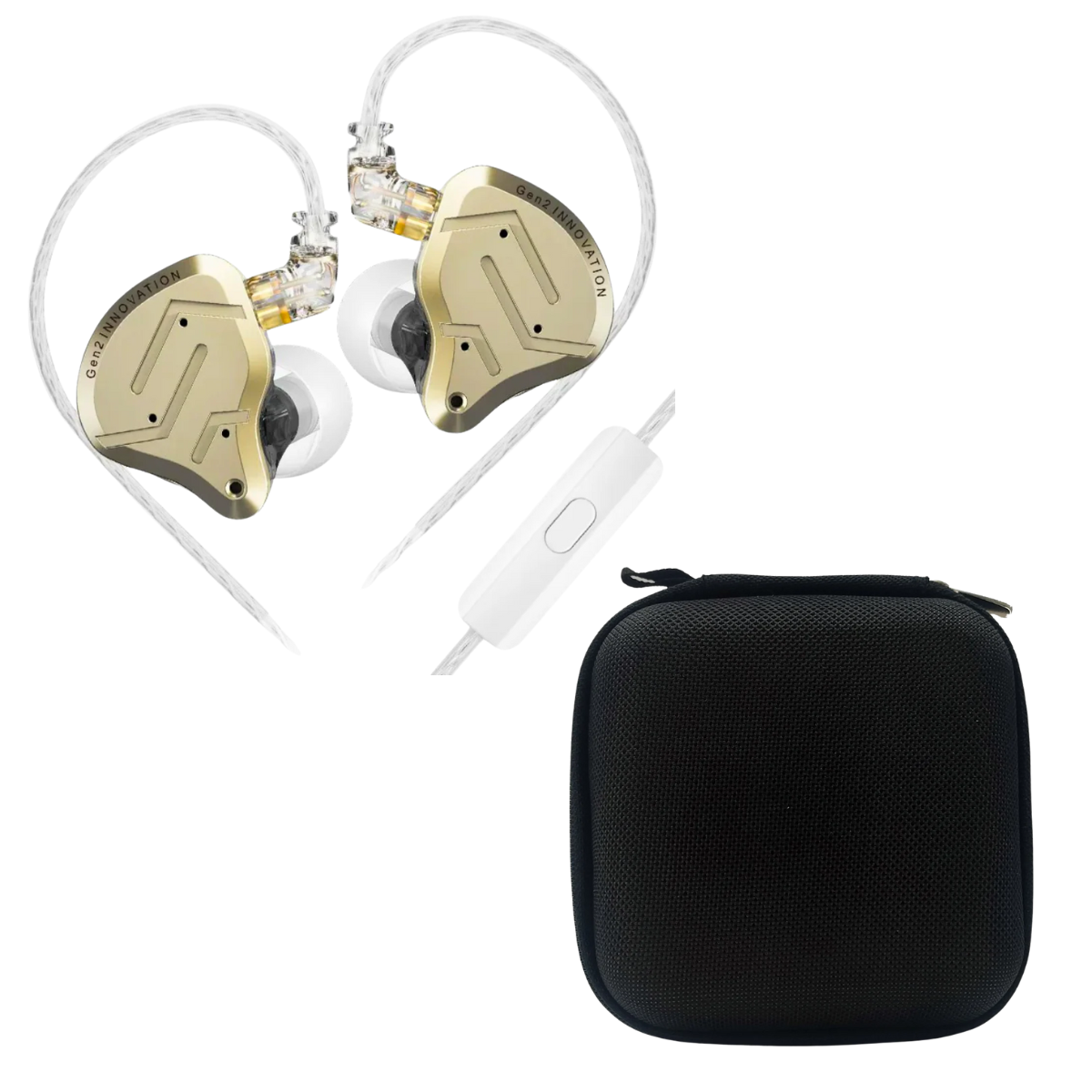 KZ ZSN Pro 2 IEM With Mic & EarAudio Carry Case