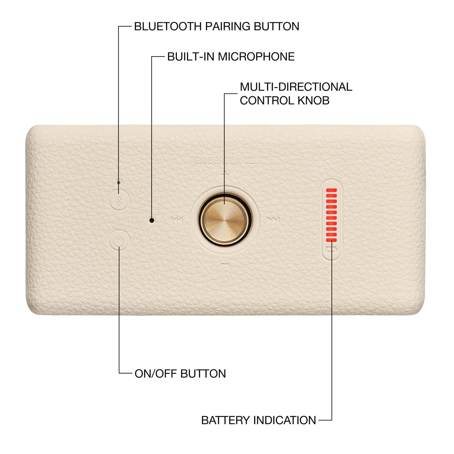 Marshall EMBERTON III Portable Bluetooth Speaker