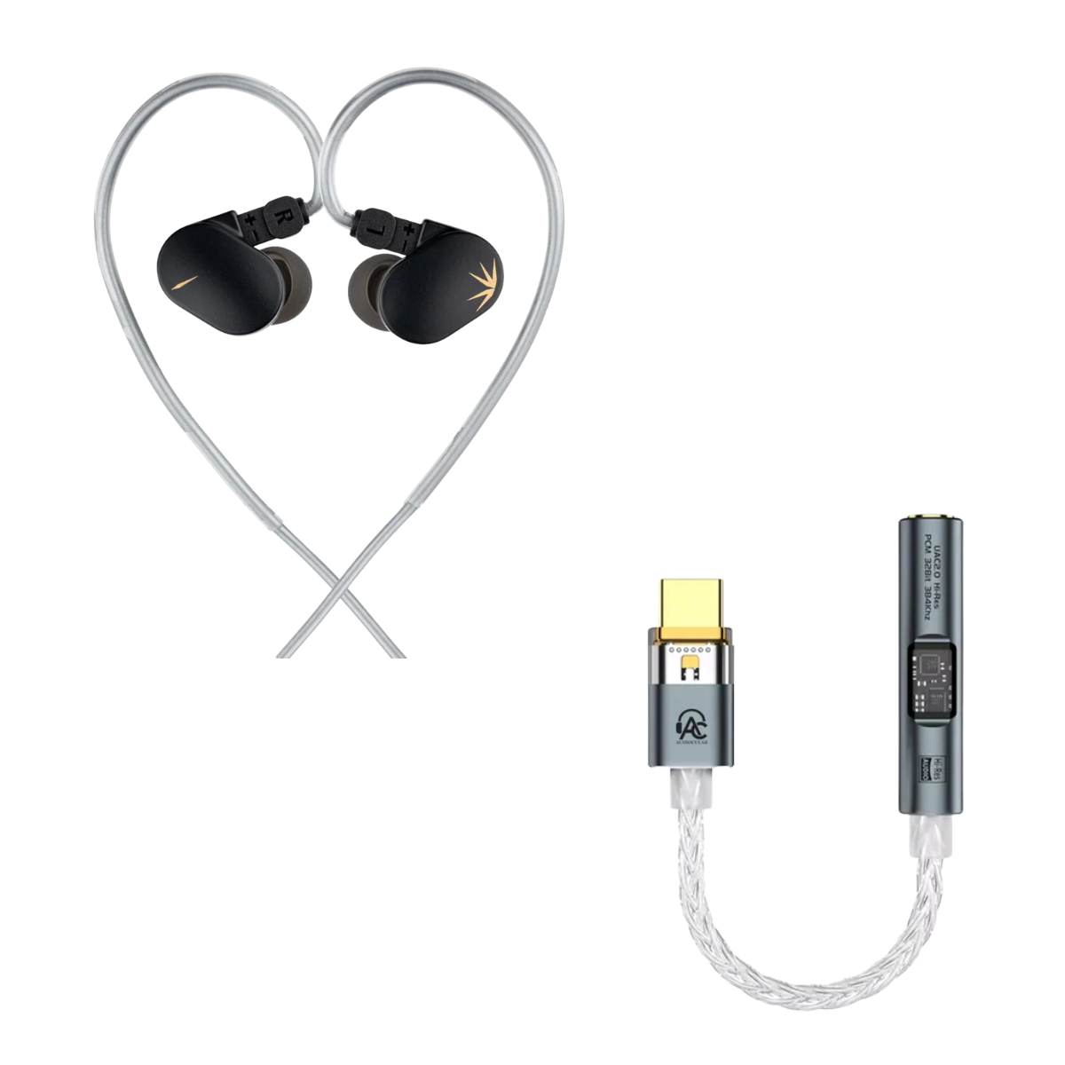 MOONDROP CHU II IEM 3.5mm & Audiocular Spark DAC