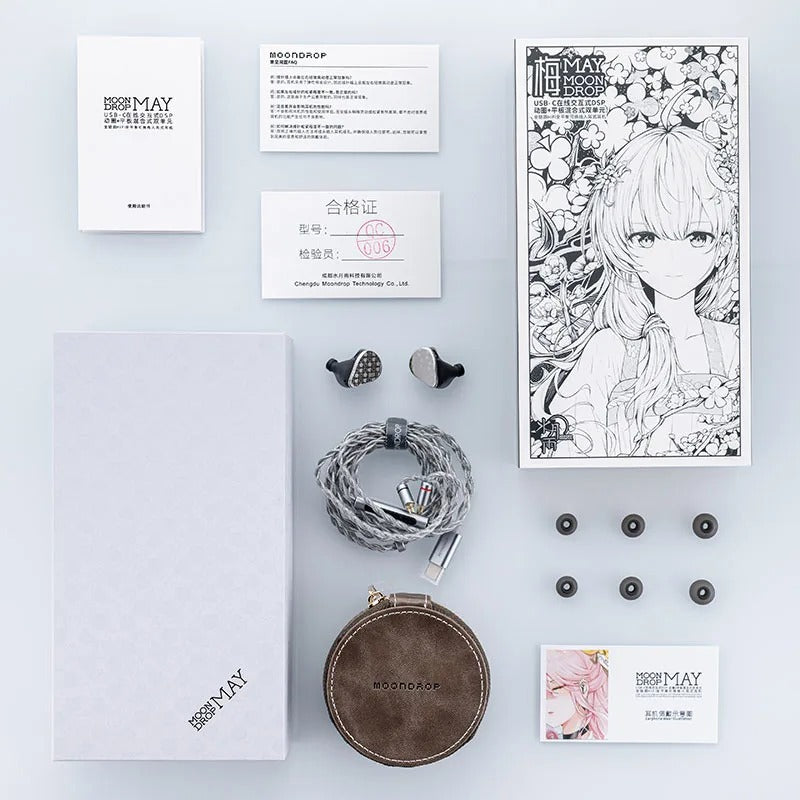 MOONDROP MAY DSP IEM With Type-C Plug - The Audio Store