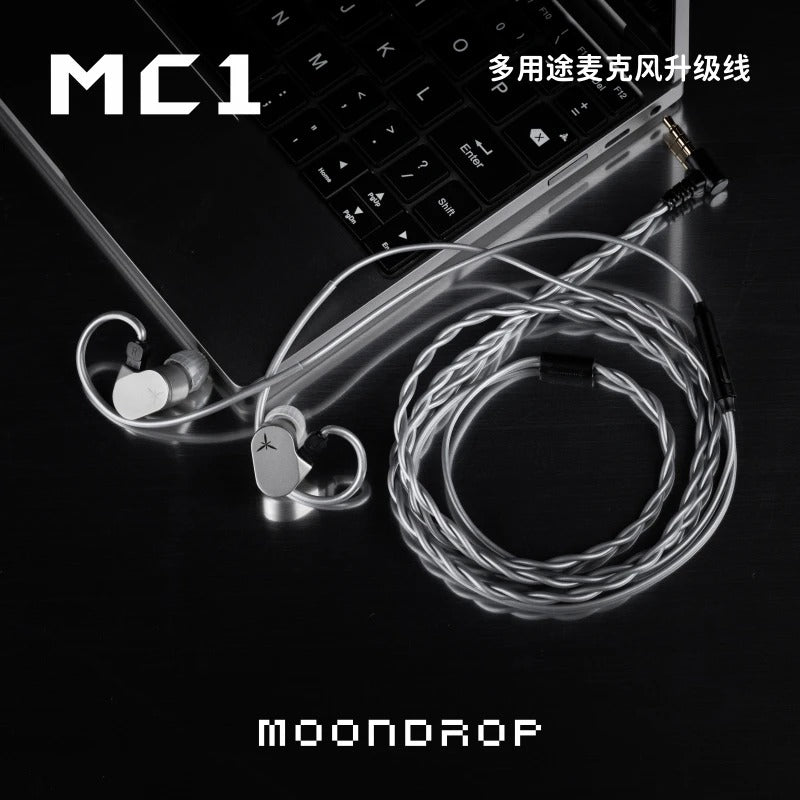 MOONDROP MC1 With Microphone Cable for IEMs - The Audio Store