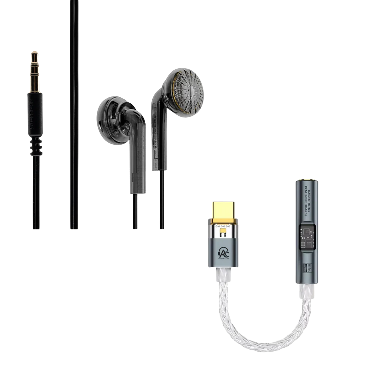 MOONDROP Nice Buds Wired Earbuds & Audiocular SPARK DAC
