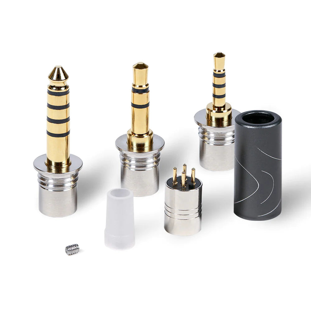 OE Audio MULTI-PLUG Full Set of Interchangeable 2.5mm / 3.5mm / 4.4mm Jack Connectors - The Audio Store