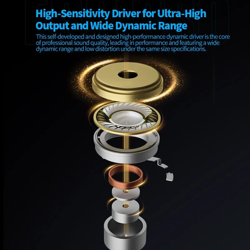 Open Box KZ EDC PRO Wired IEM With Mic - The Audio Store