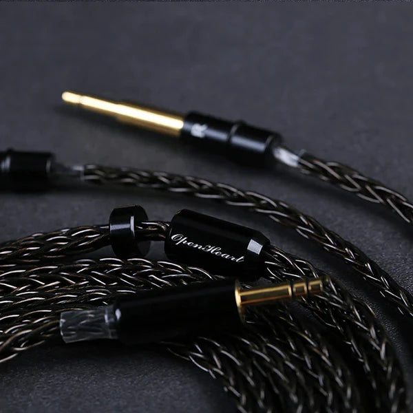 OPENHEART Titanium 16 Strand Cable for Meze Headphones - The Audio Store