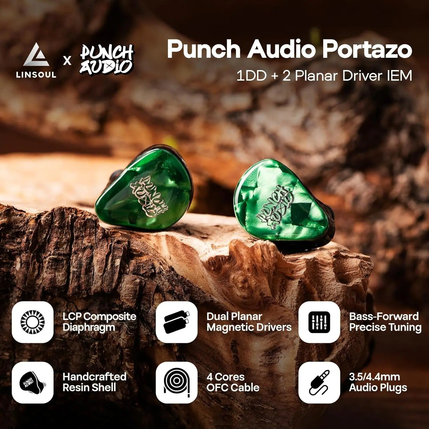 Punch Audio Portazo 1DD+ 2 Planar Driver lEM