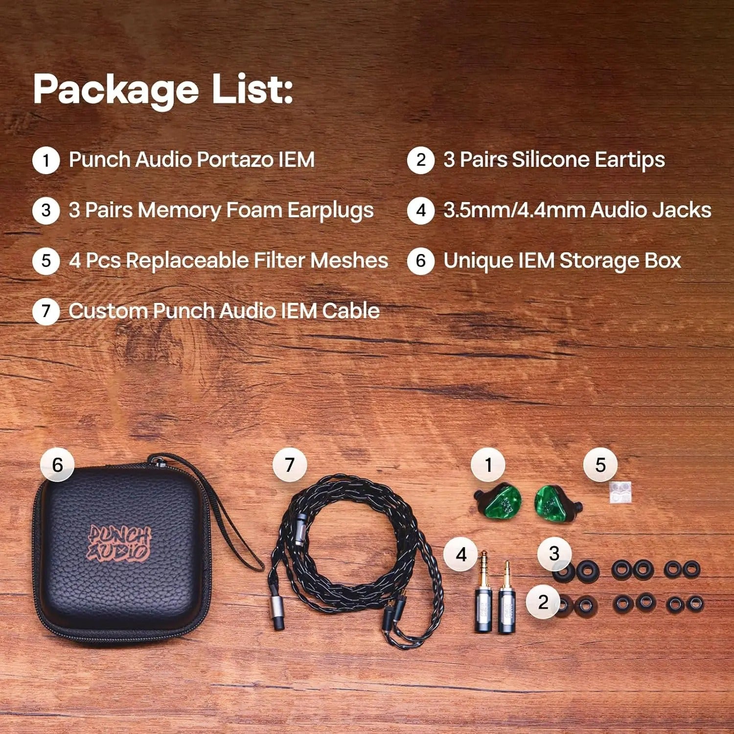 Punch Audio Portazo 1DD+ 2 Planar Driver lEM