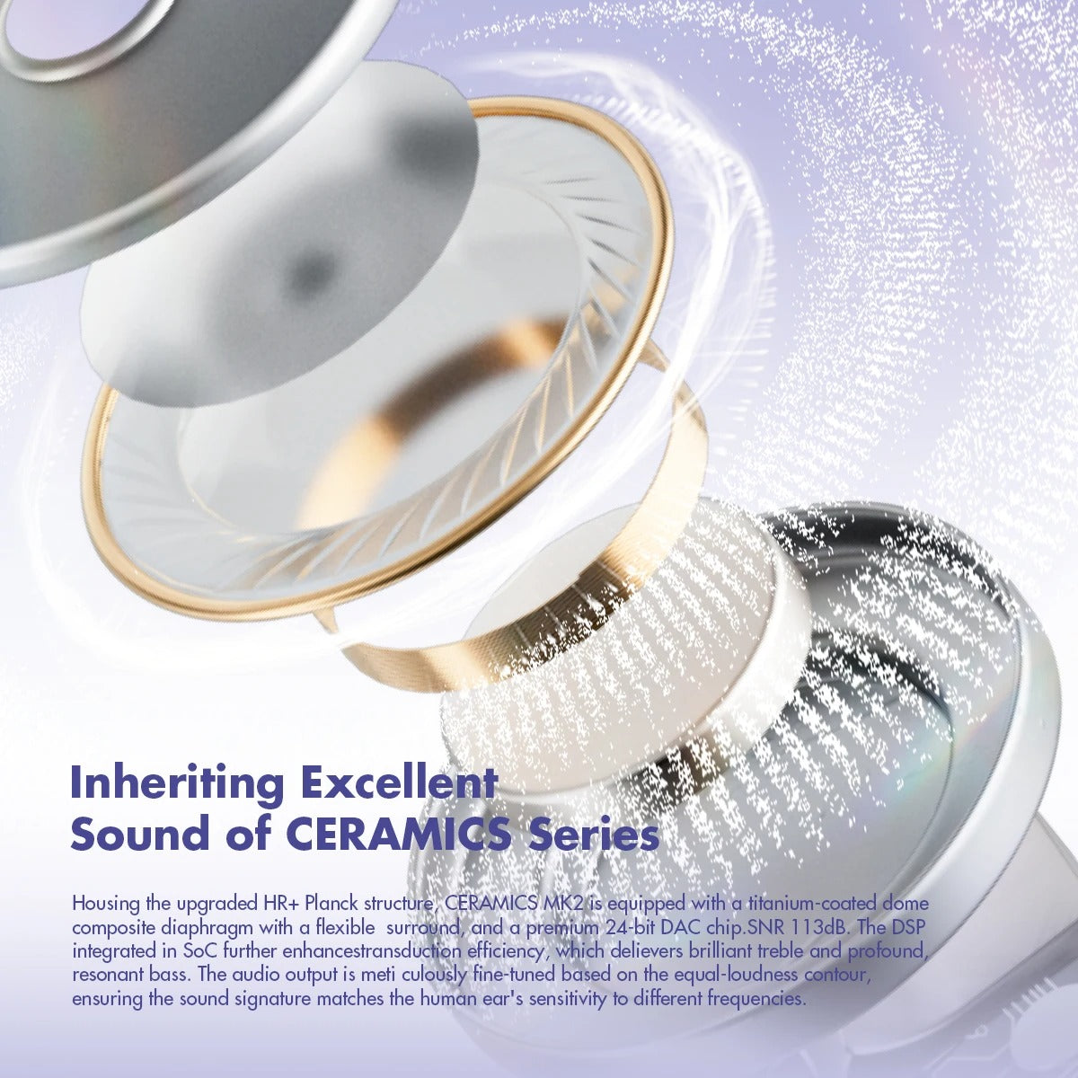 ROSESELSA CERAMICS MK2 True Wireless Stereo Earbuds