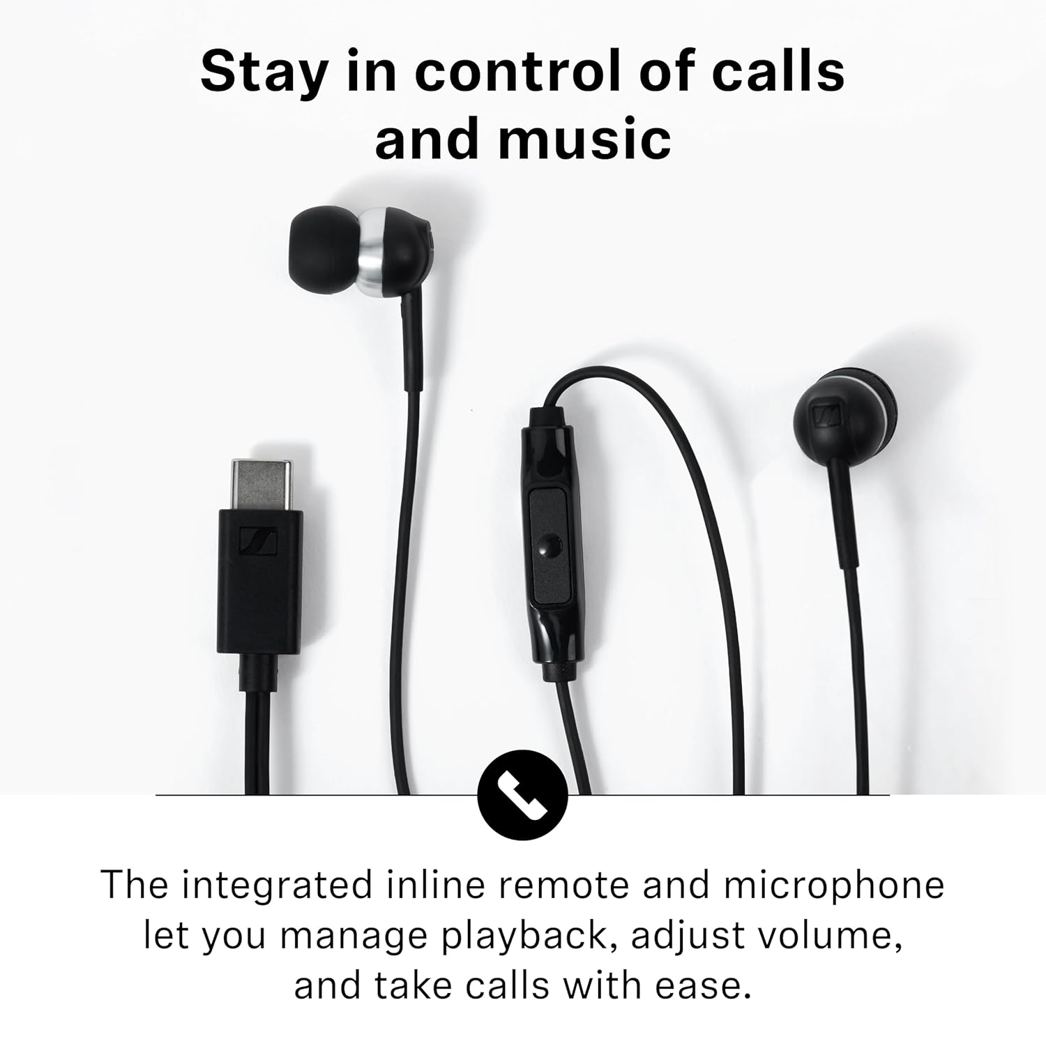 Sennheiser CX 80 U Type-C Earphones With Mic