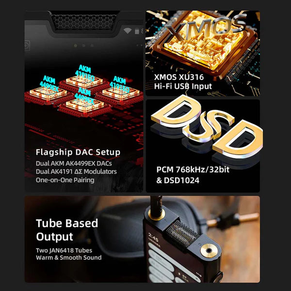 Shanling M8T Flagship Dual Tube Portable Hi-Res Digital Audio Player - The Audio Store