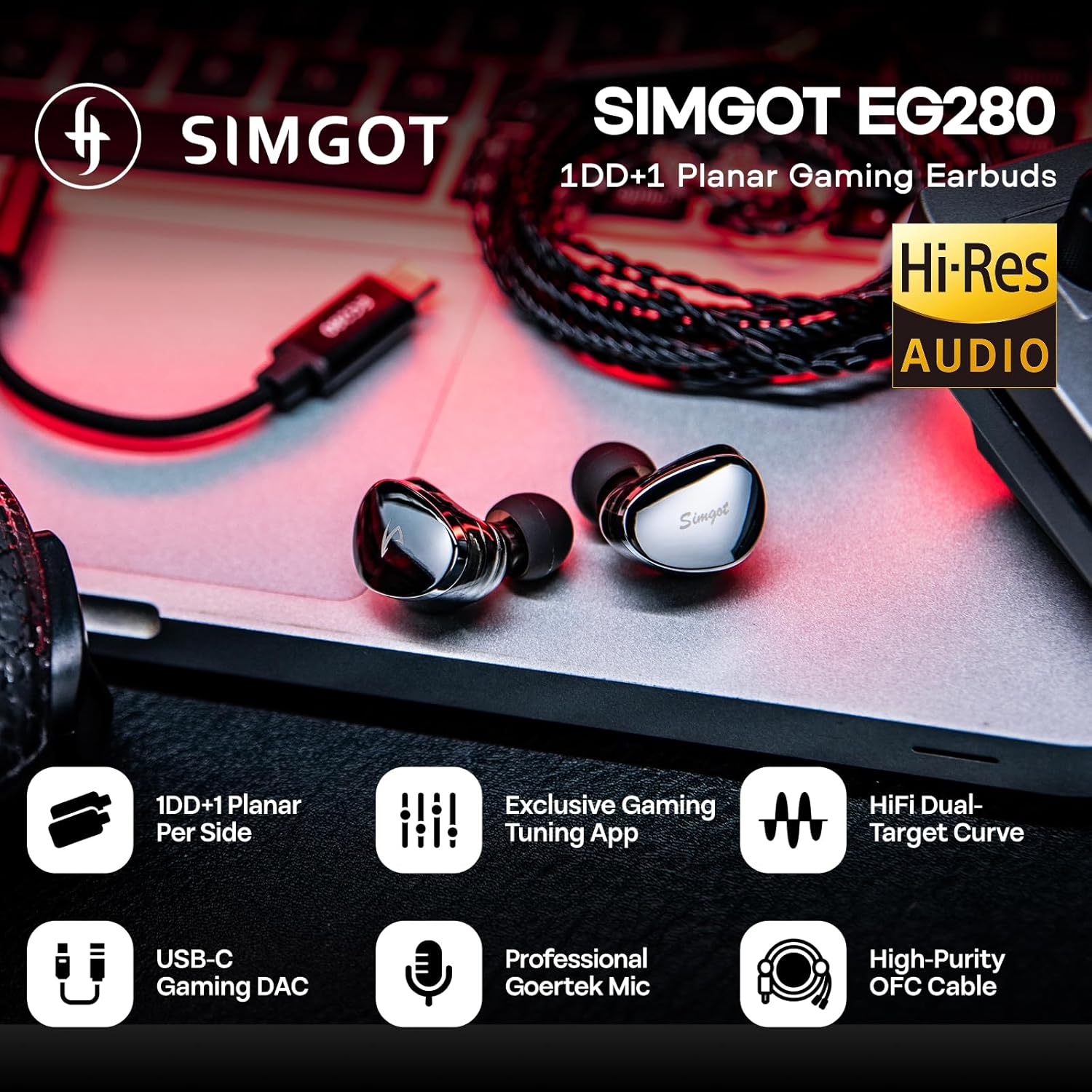 SIMGOT EG280 IEM