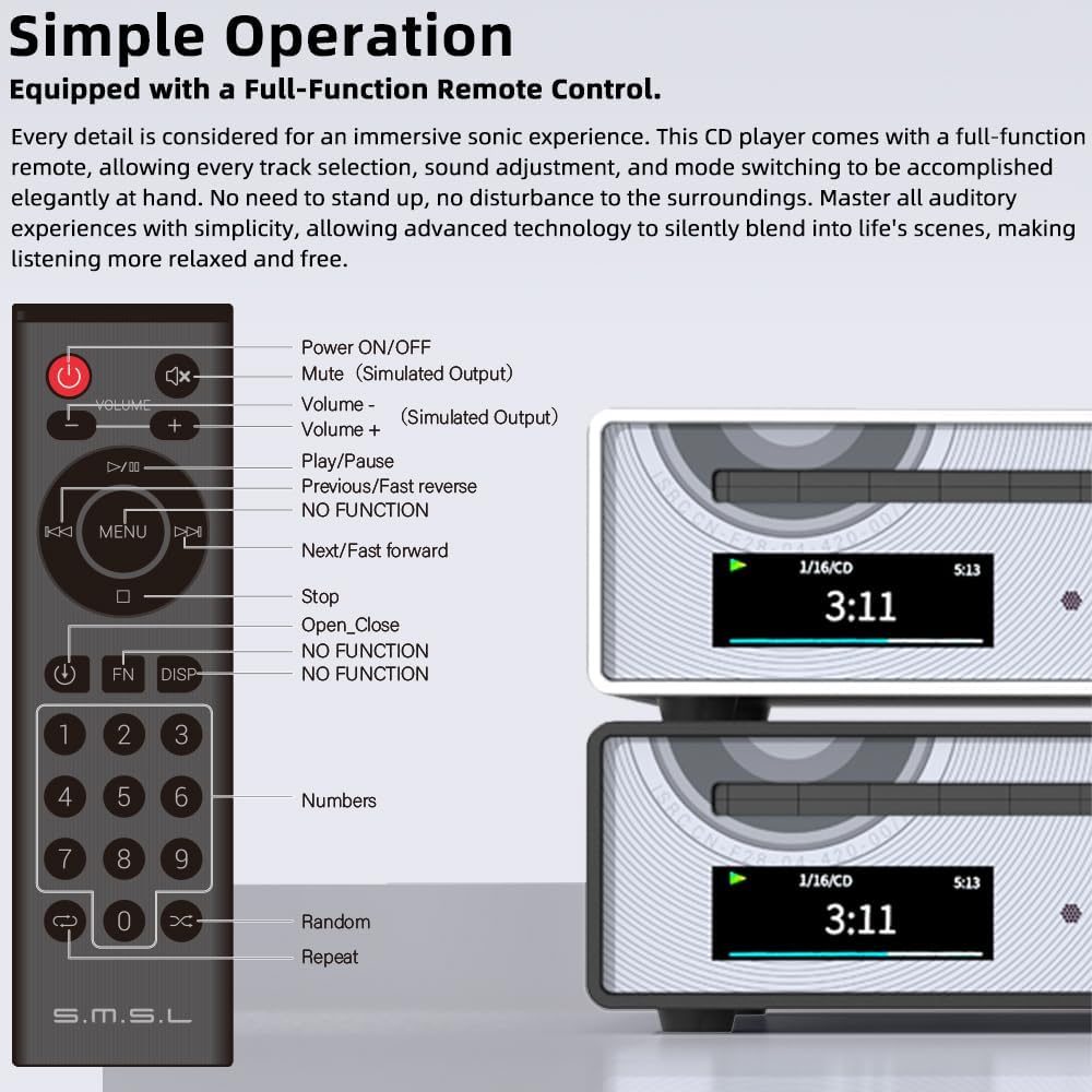 SMSL PL100 Pro CD Player