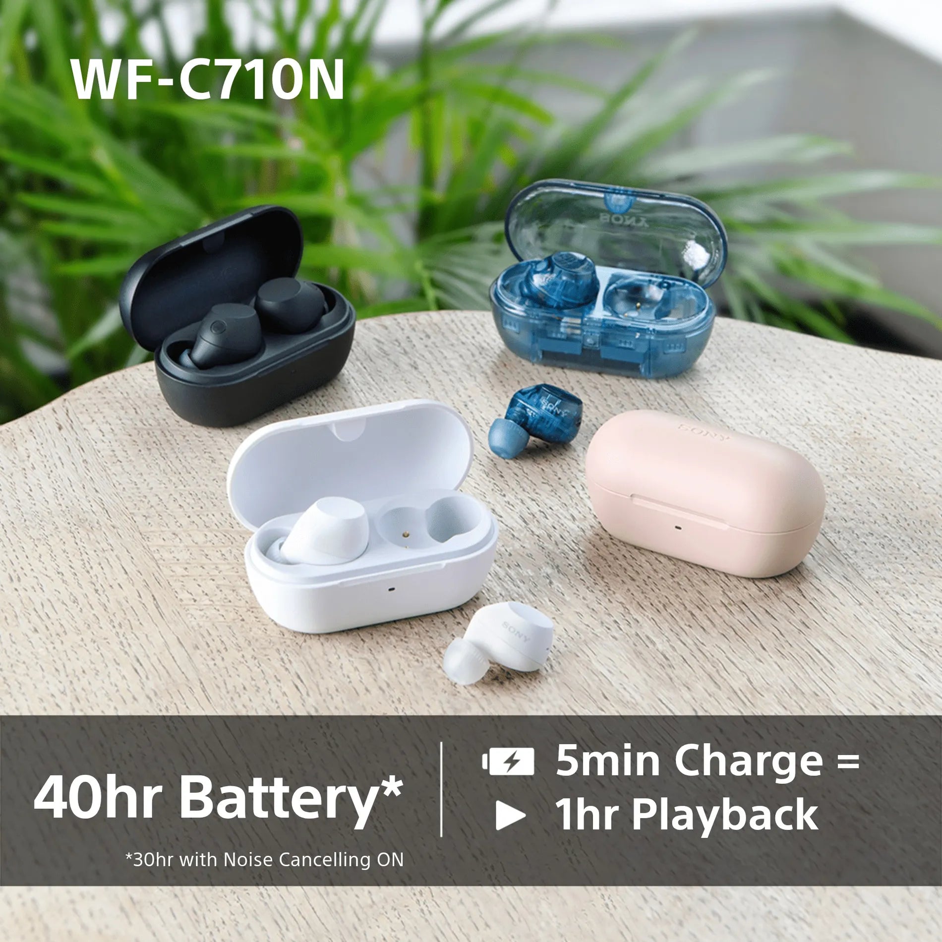 Sony WF-C710N Noise Cancelling True Wireless Earbuds