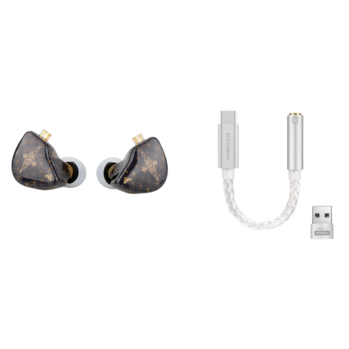 TangZu Wan'er S.G IEM With Mic & Audiocular D07 DAC - The Audio Store