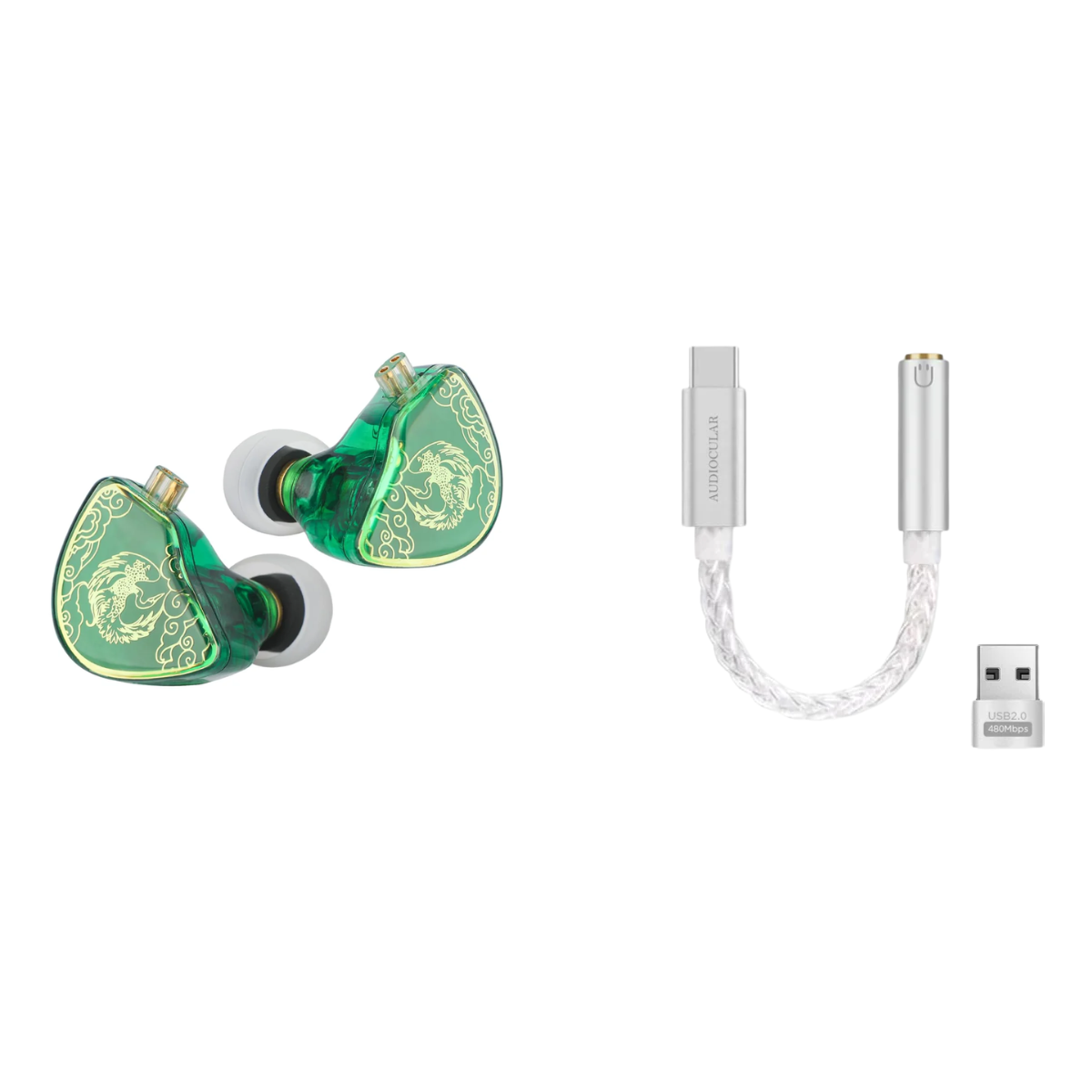 TangZu Wan'er S.G IEM With Mic & Audiocular D07 DAC - The Audio Store