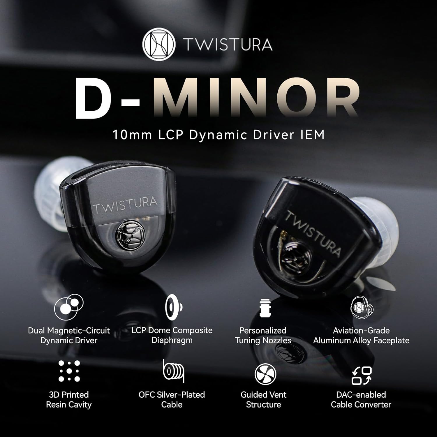 TWISTURA D-Minor IEM - The Audio Store