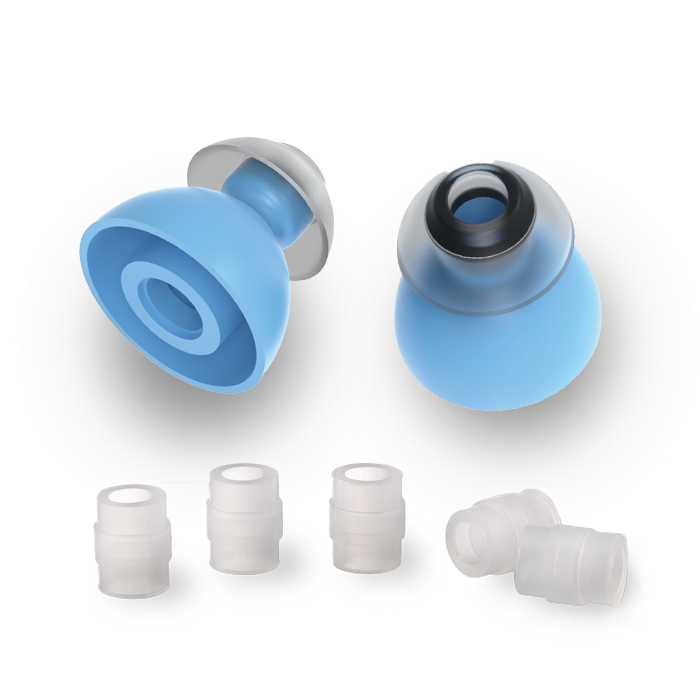 SpinFit CP240 Double Flange Silicone Eartips