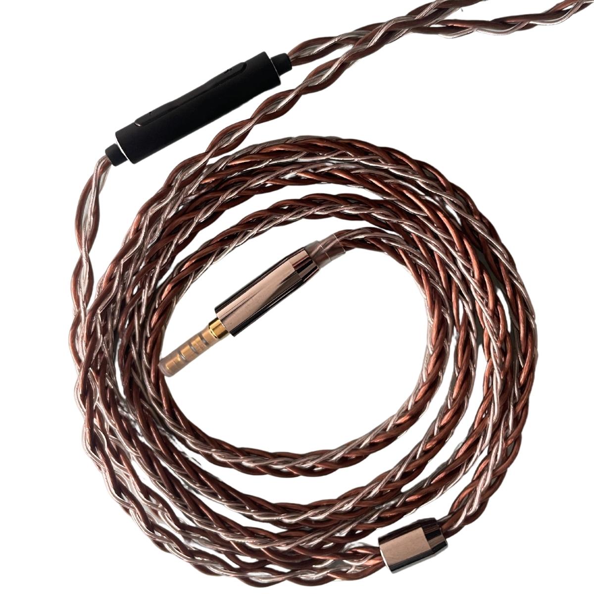 XINHS 8 Core Cable With Mic For Sennheiser HD650