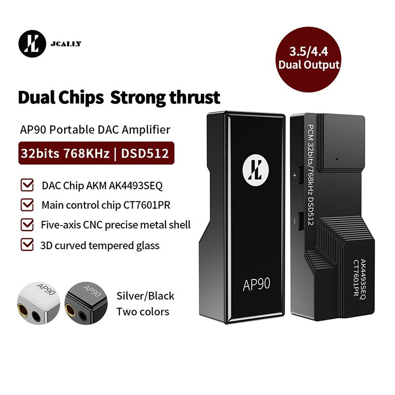 JCALLY AP90 Portable DAC Dongle & Amp