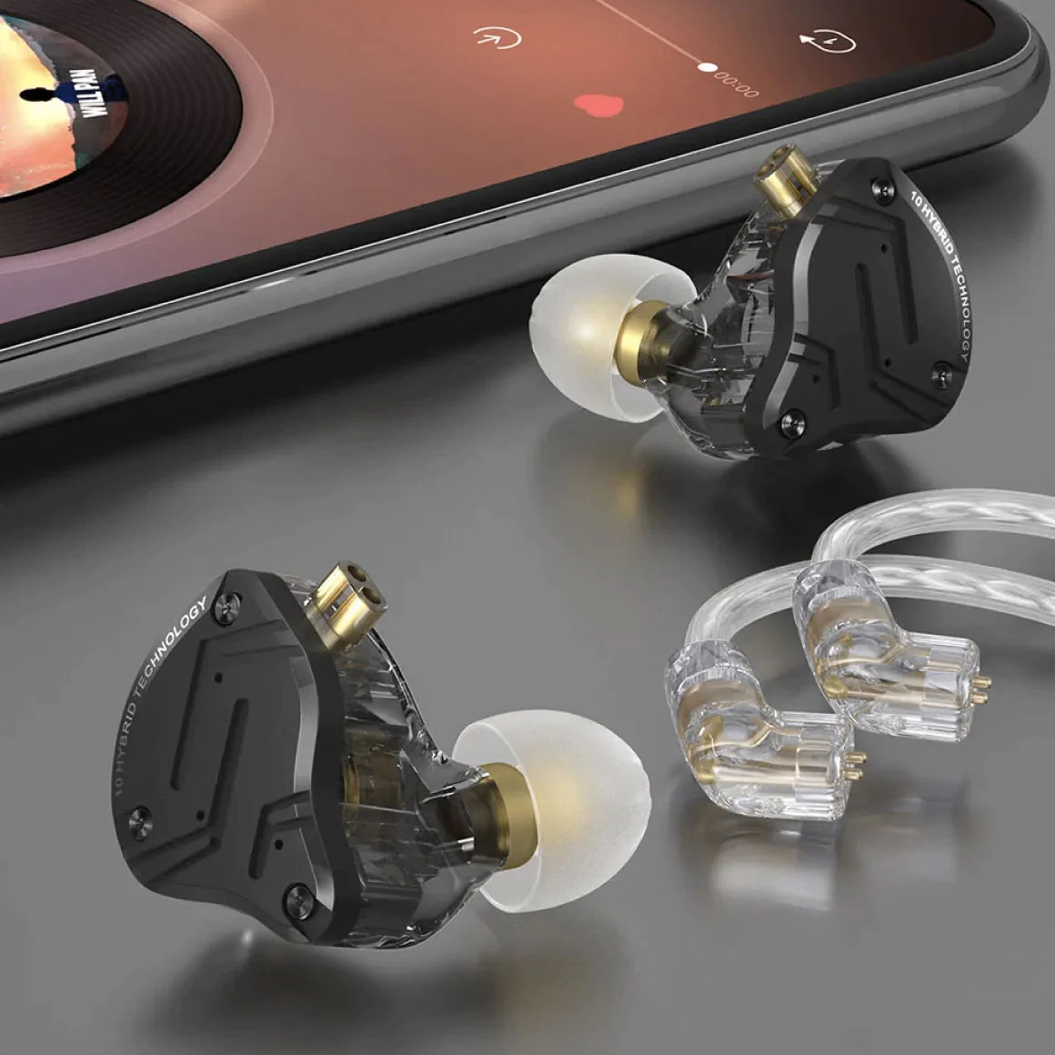 KZ Acoustics ZS10 Pro X IEM With Mic