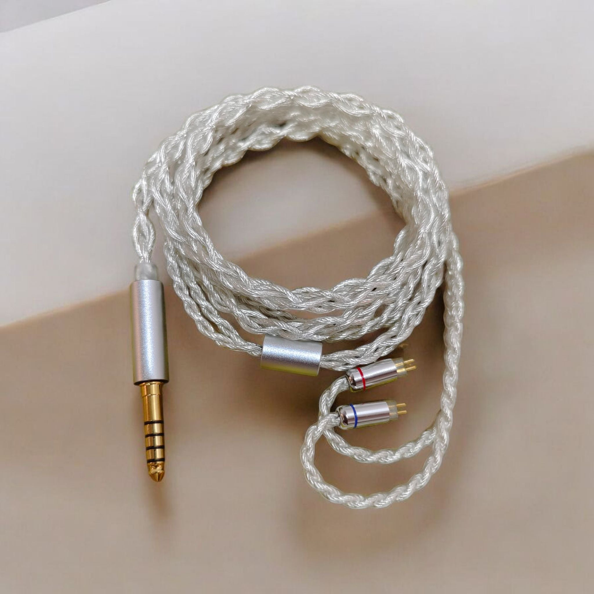 EarAudio NIVEA Pure Silver 4.4mm Balanced IEM Cable