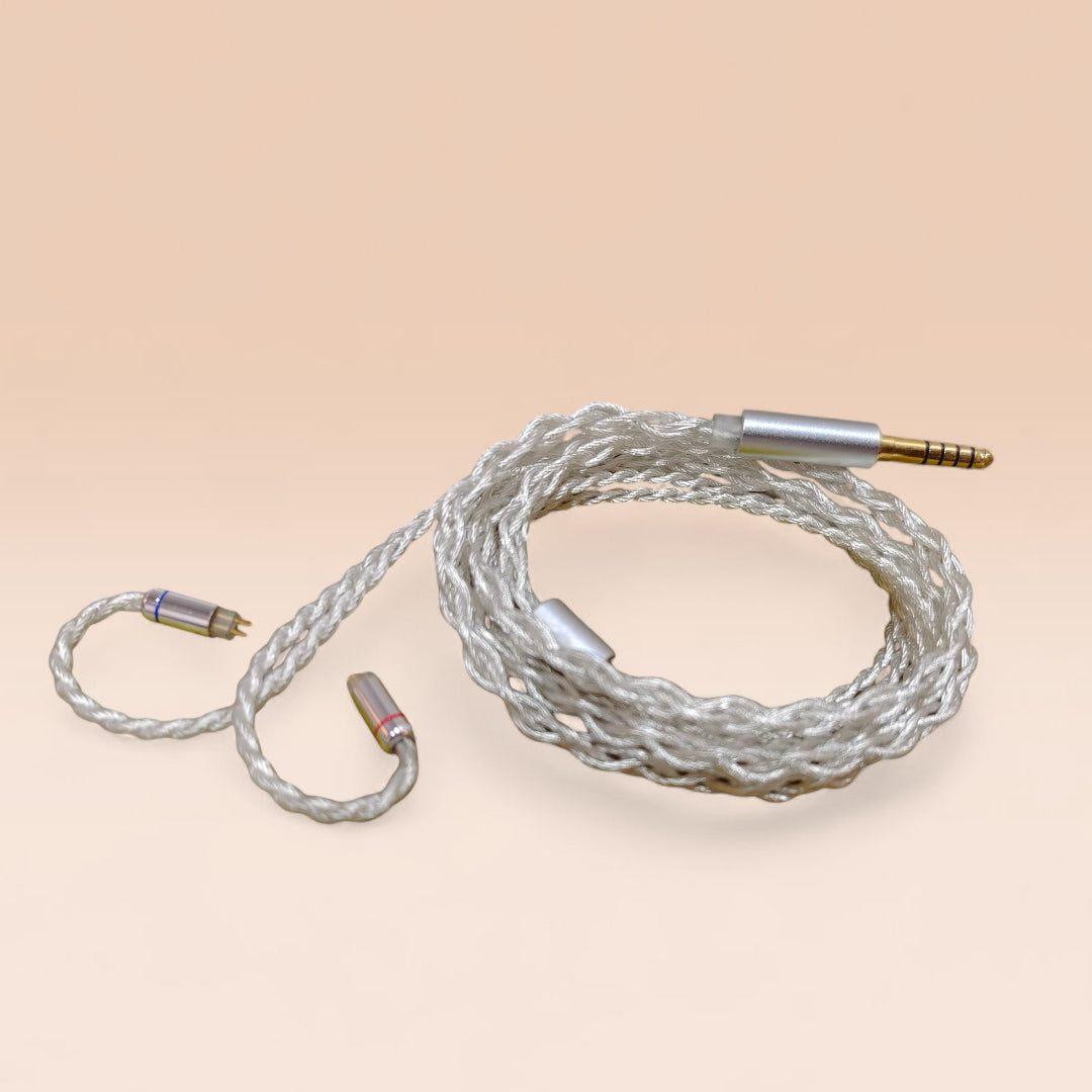 EarAudio NIVEA Pure Silver 4.4mm Balanced IEM Cable