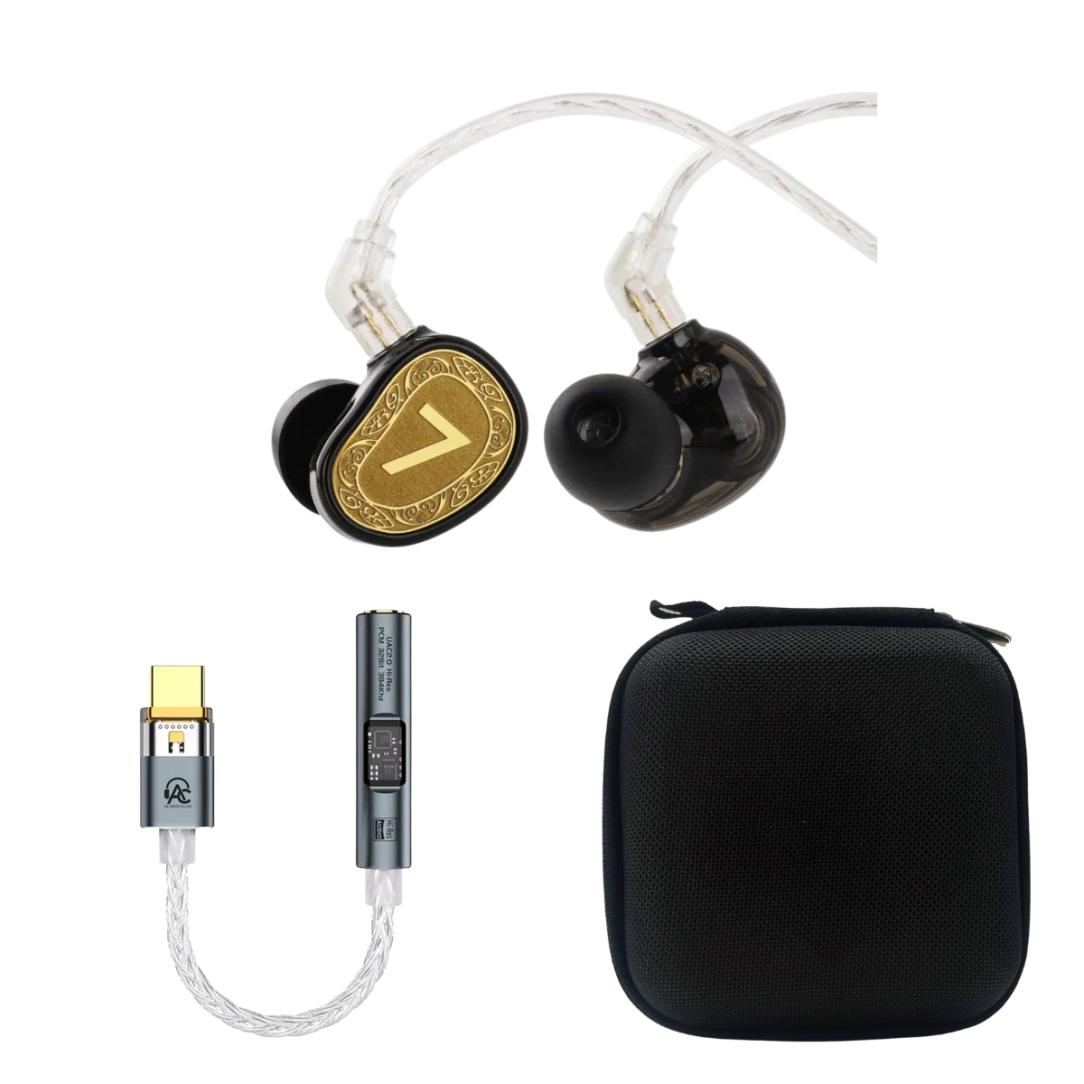7HZ Elua Ultra IEM, Audiocular Spark DAC & EarAudio Carry Case