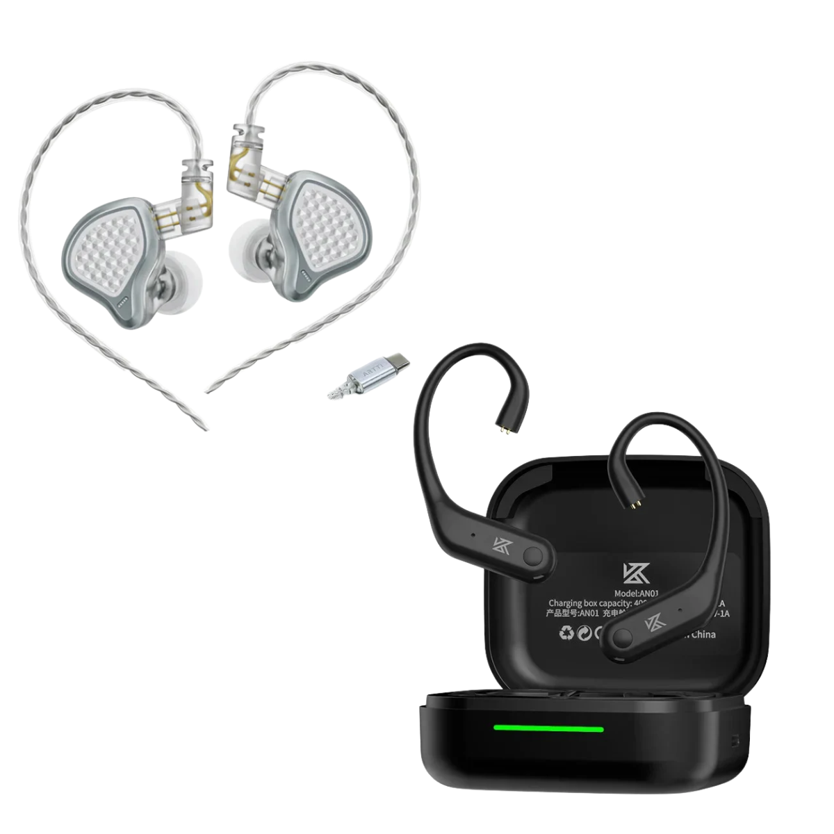 ARTTI R6 IEM & KZ AN01 ANC Enabled True Wireless Adapter