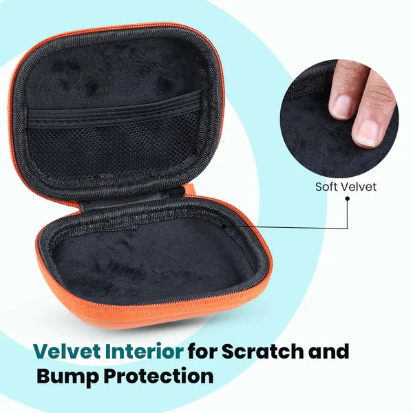AUDIOCULAR AC41 Nano PU Leather Carry Case For In-ear monitors & Earphones