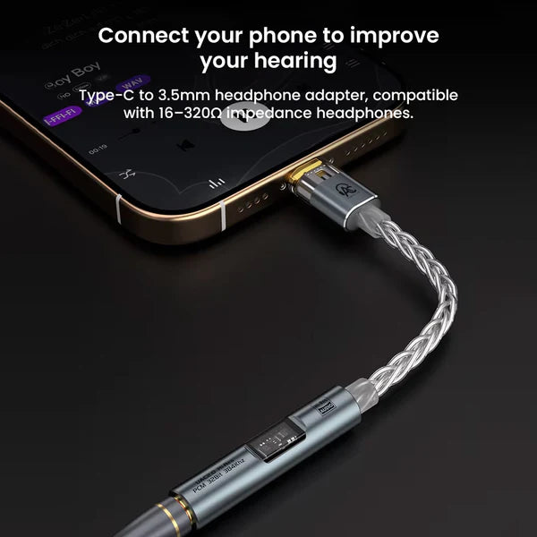 AUDIOCULAR SPARK Hi-Res Portable DAC Dongle CX31993 + MAX Amp