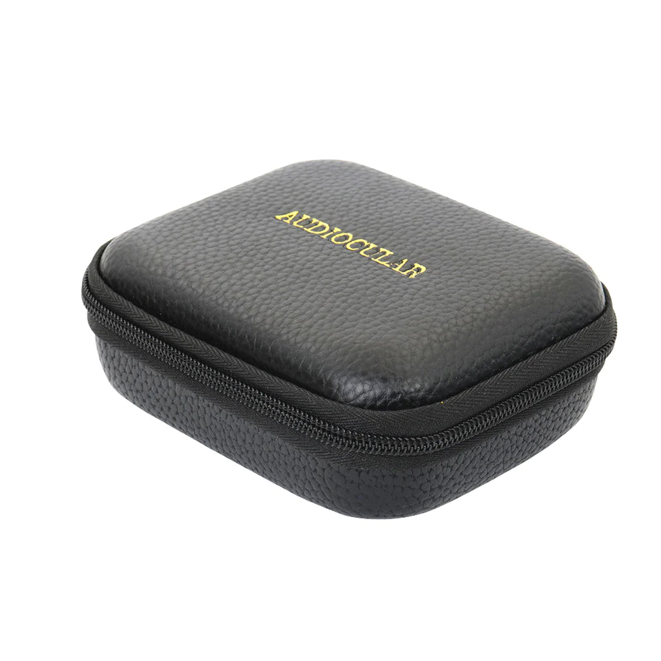 AUDIOCULAR AC-14 PU Leather Carry Case For Earphones and In-ear monitors